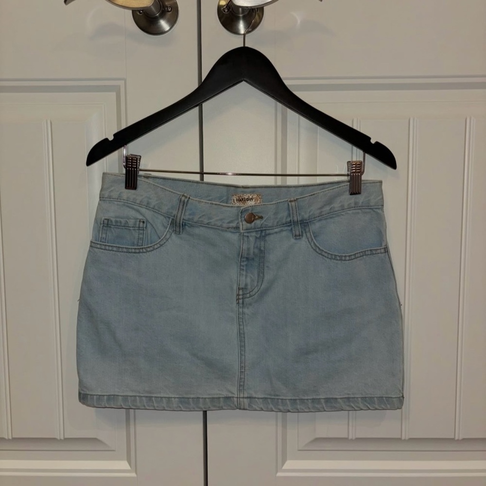 NWT Denim Mini Skirt